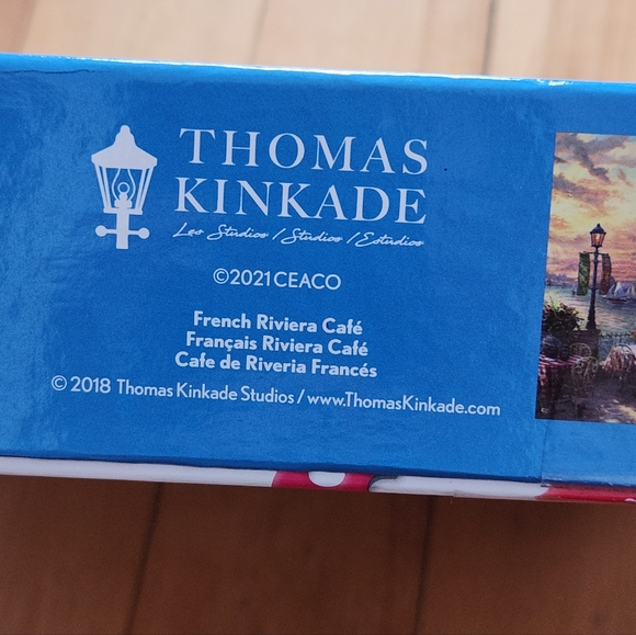 Thomas Kinkade French Riviera Café 2000 Piece Jigsaw Puzzle - Picture 3 of 7